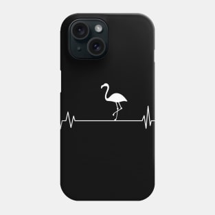 flamingo heartbeat lover,flamingo animal in wildlife Phone Case