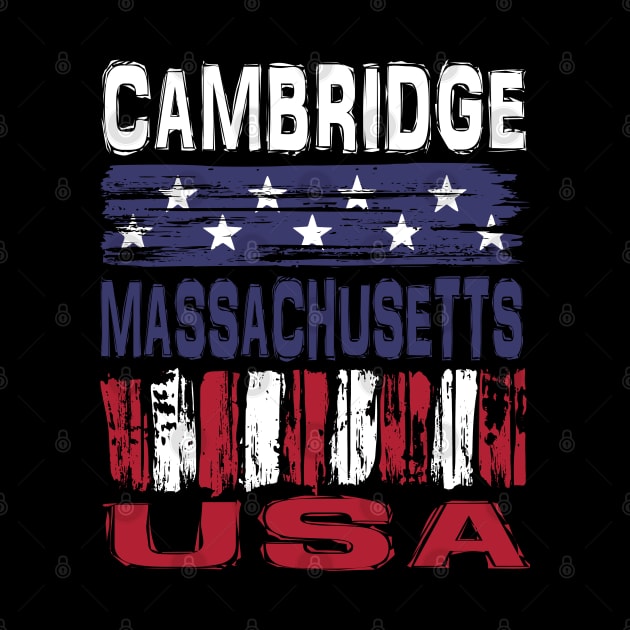 Cambridge Massachusetts USA T-Shirt by Nerd_art