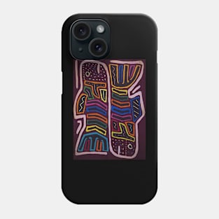 Aztec Geometric Fish Phone Case