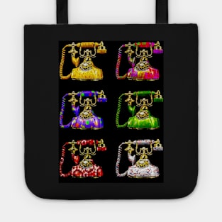 Retro phones Tote