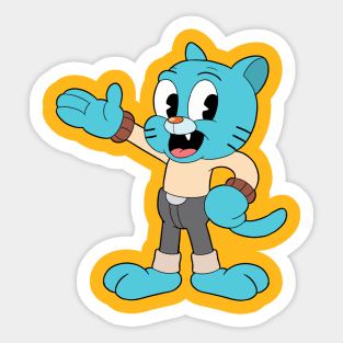 Gumball and Darwin, What the what Sticker for Sale by karamram