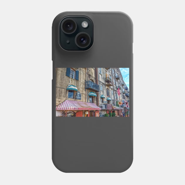 River Street Savannah Georgia Phone Case by Gestalt Imagery