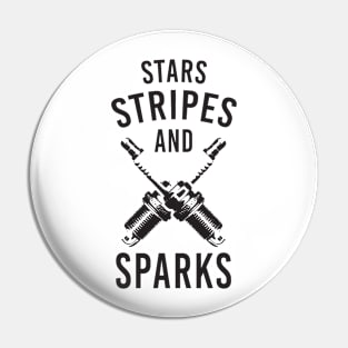 stars stripes and sparks Pin