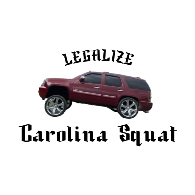 CAROLINA SQUAT T-SHIRT by Cult Classics