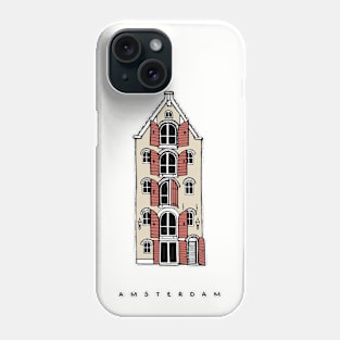 Dutch Old House with Shutters. Amsterdam, Netherlands. Build your collection. Phone Case