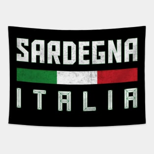 Sardegna / Italian Region Typography Design Tapestry