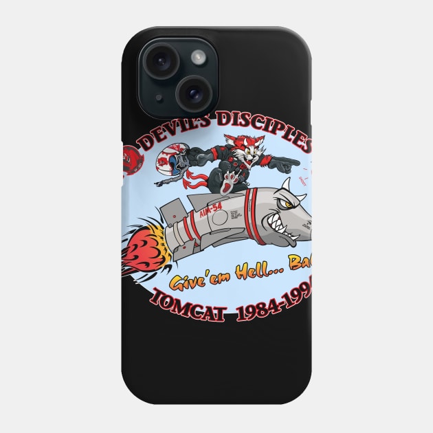 VF-301 Devil's Disciples Nose Art Phone Case by MBK