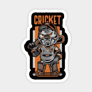 Cricket / Cricket Player / Cricket Lover / Cricket Fan / Cricket Player Design Magnet