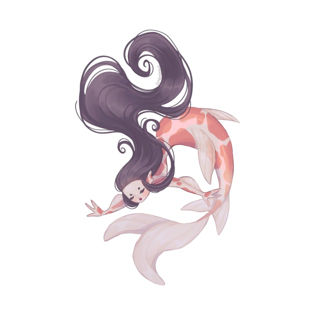 Koi Mermaid by Anemonaii