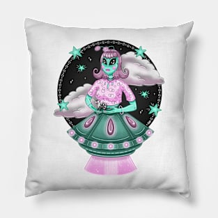 Extraterrestrial abduction Pillow