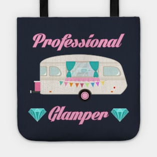 Professional Glamper - Pink Glam Camper Camping RV Trailer Tote