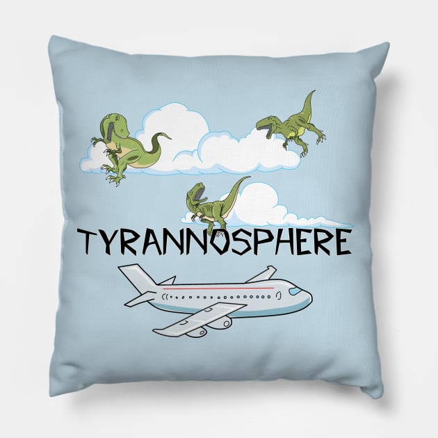 Tyrannosphere Pillow by 9teen