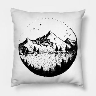 Lake view Pillow