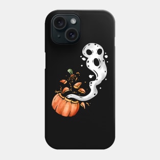 Spirit Escapes A Pumpkin Ghost Halloween Phone Case