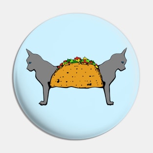 Tacocat Two-Headed Cat - No Lettering Pin