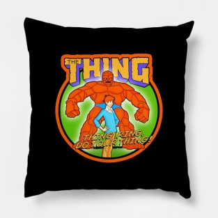 The Thing Cartoon Pillow