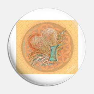 Angel child twin Pin