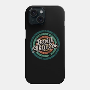 David Allan Coe // Retro Circle Crack Vintage Phone Case