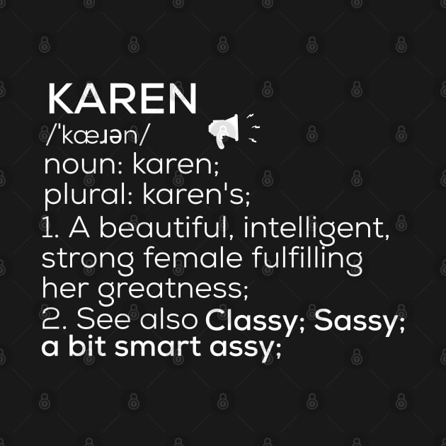 Karen Name Definition Karen Female Name by TeeLogic