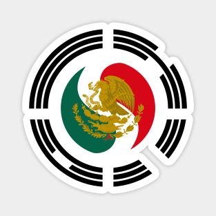 Korean Mexican Multinational Patriot Flag Series Magnet