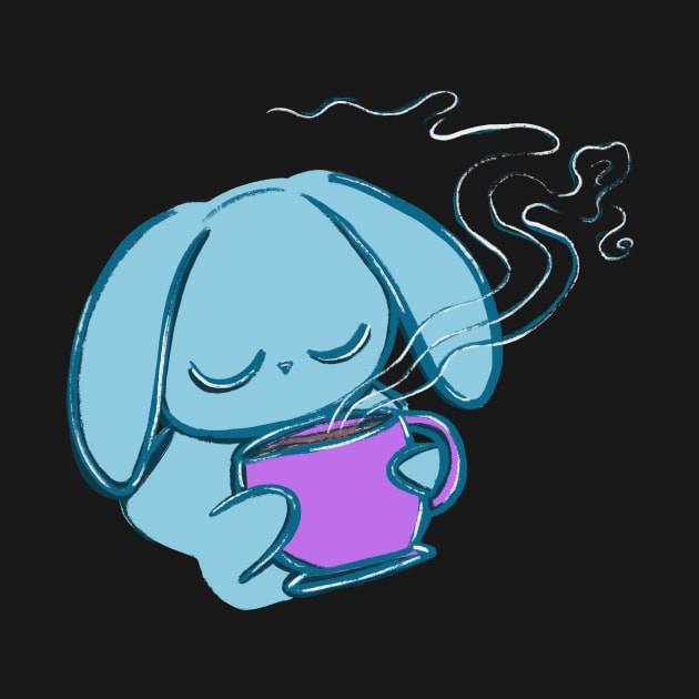 Blue Bunny Tea Time by Thirdeylf