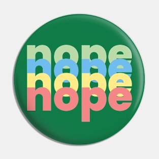 The Nope Collection x rant(ish) Pin