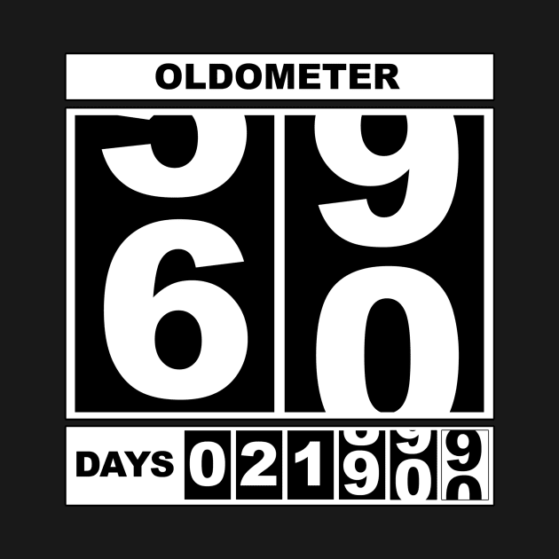 60th Birthday Oldometer by mikepod