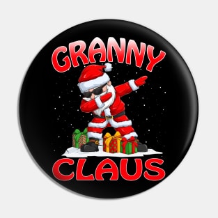 Granny Santa Claus Christmas Matching Costume Pin