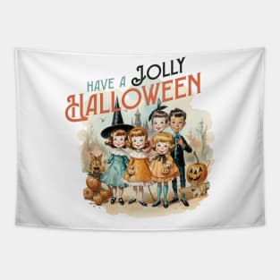 Have a Jolly Halloween Vintage Tapestry