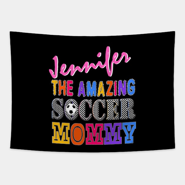 Jennifer Soccer Mom Tapestry by  EnergyProjections