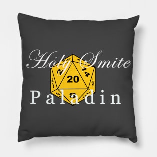 Paladin Holy Smite D20 Dungeons &Dragons Pillow