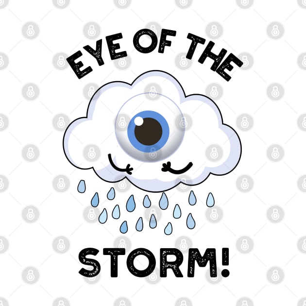 Eye Of The Storm Funny Weather Pun by punnybone