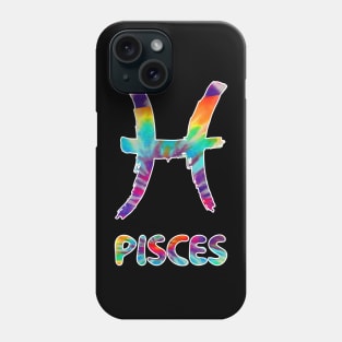 Pisces tie dye Phone Case