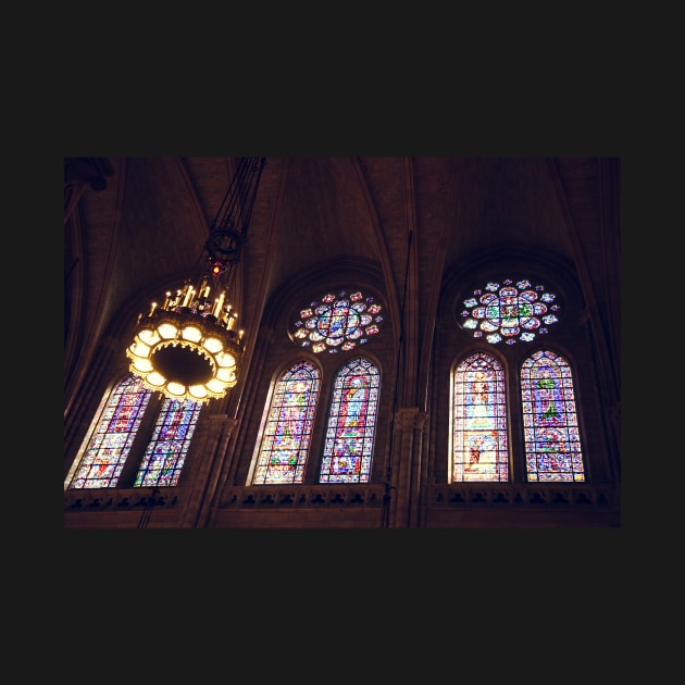 Sunlight Streaming Through Stained Glass by wlotus