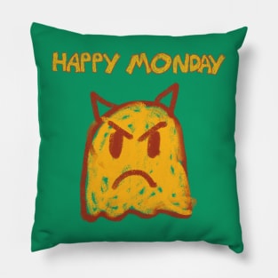 Blues Of Monday and Work Return Pillow