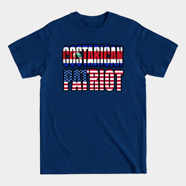 Disover Costa Rican American Patriot Pride Heritage Flag Gift - Costa Rican American Patriot Pride Heri - T-Shirt