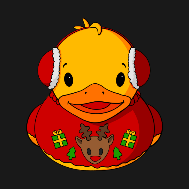 Ugly Sweater Rubber Duck by Alisha Ober Designs