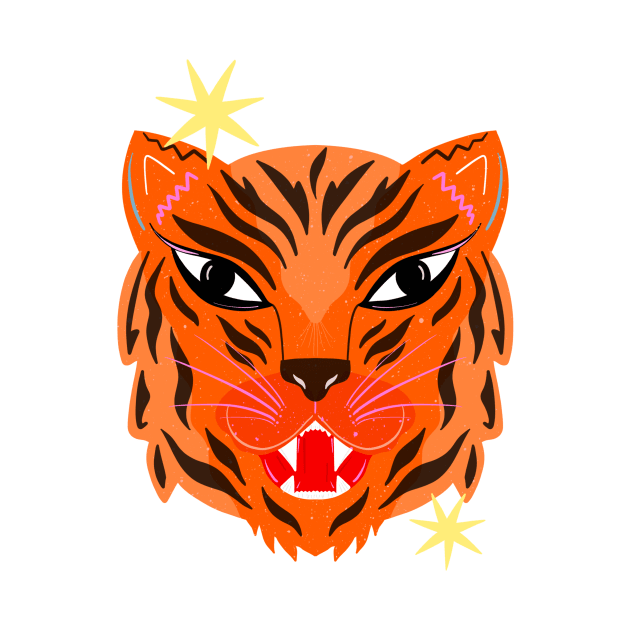 Fierce Tiger by Melissa Donne Studio