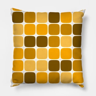 Squircle Pattern (Gold) Pillow