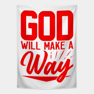 God Will Make A Way Tapestry