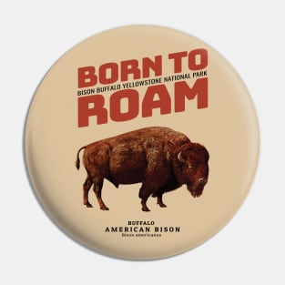 Vintage Buffalo American Bison Pin