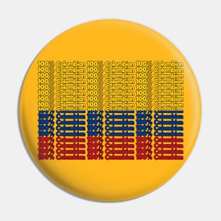 100% Colombian Pin