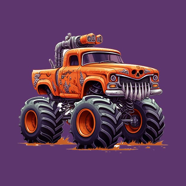 Halloween Monster Truck by julia_printshop