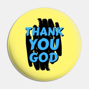 Thank You God | Christian Pin