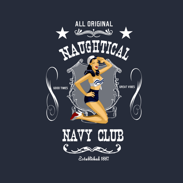 Naughtical Navy Club by DESPOP