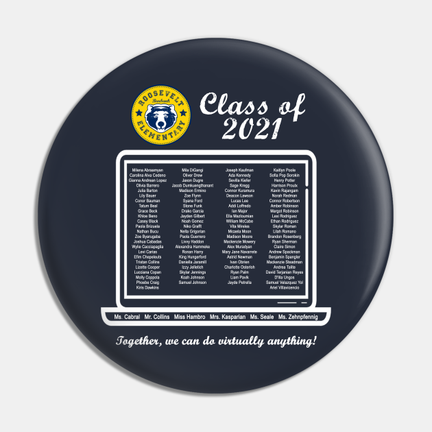 Roosevelt Elementary, Burbank, Class of 2021 Roosevelt Elementary