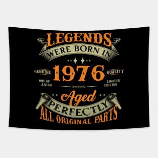 Legends Were Born In 1976 48th Birthday Tapestry