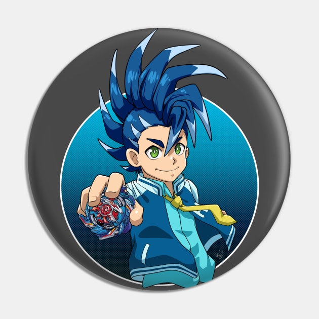 Hikaru Asahi with King Helios - Beyblade Burst - Pin