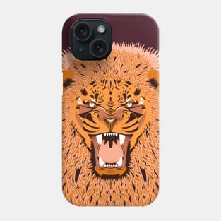 leo pink roar Phone Case