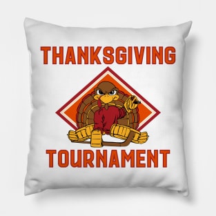 Thanksgiving Hockey Pillow